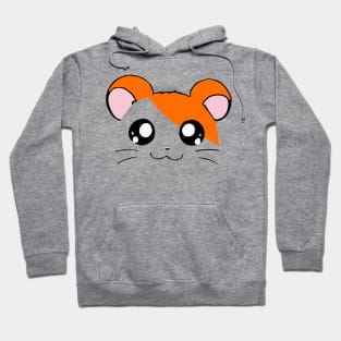 Hamtaro Hamster Cute Kawaii Face Hoodie